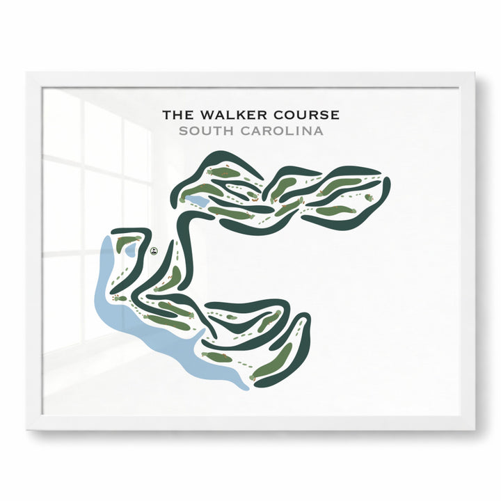 The Walker Course, South Carolina - Printed Golf Courses