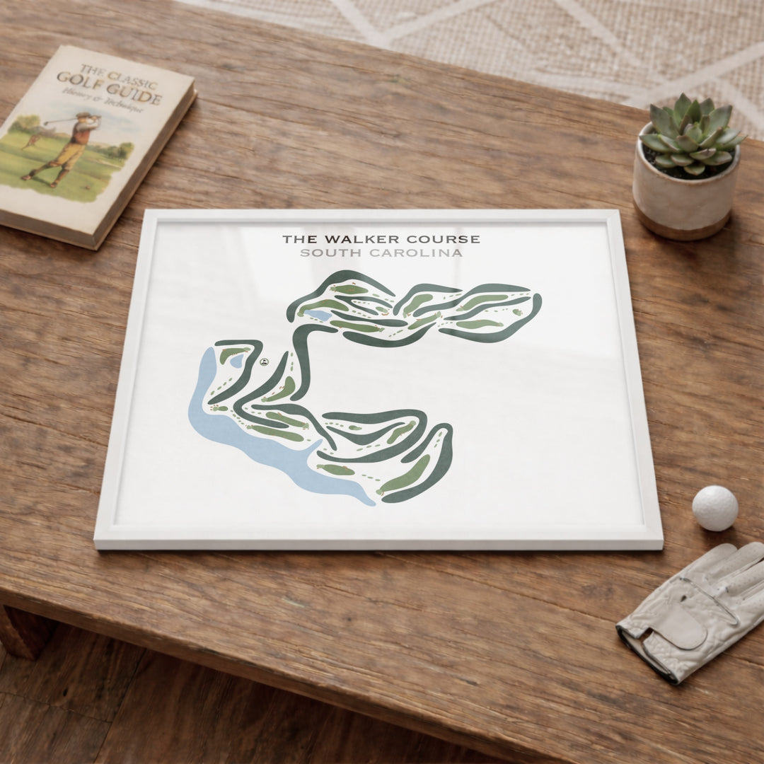 The Walker Course, South Carolina - Printed Golf Courses