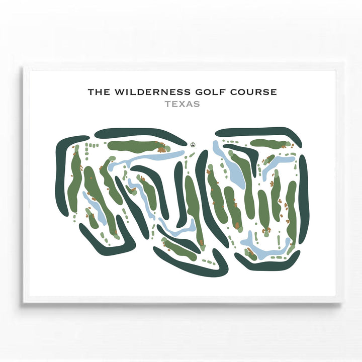 The Wilderness Golf Course, Texas - Printed Golf Courses