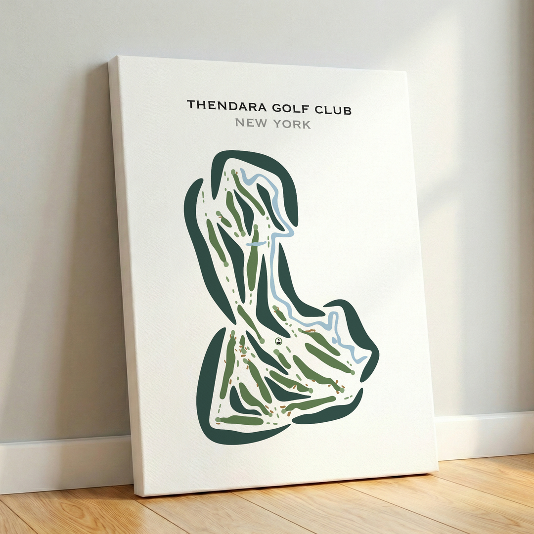 Thendara Golf Club, New York - Printed Golf Courses