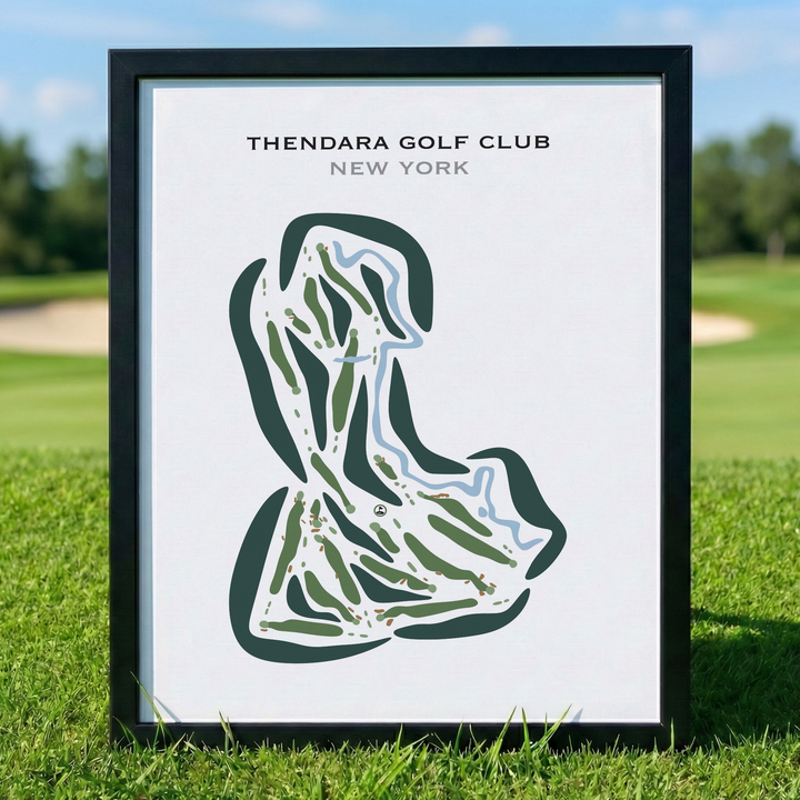 Thendara Golf Club, New York - Printed Golf Courses