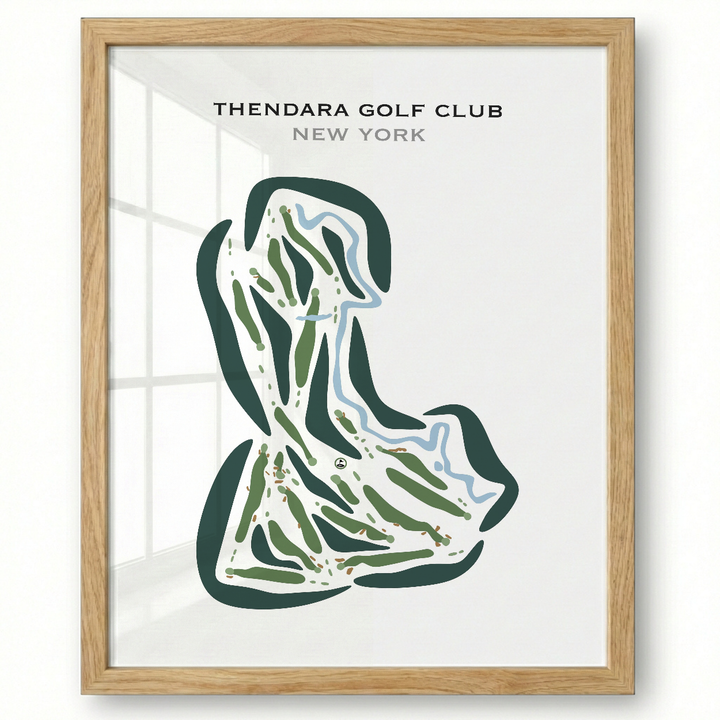 Thendara Golf Club, New York - Printed Golf Courses