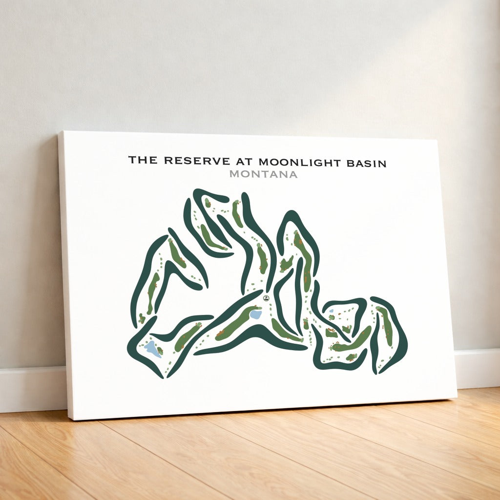 The Reserve at Moonlight Basin, Montana - Printed Golf Courses