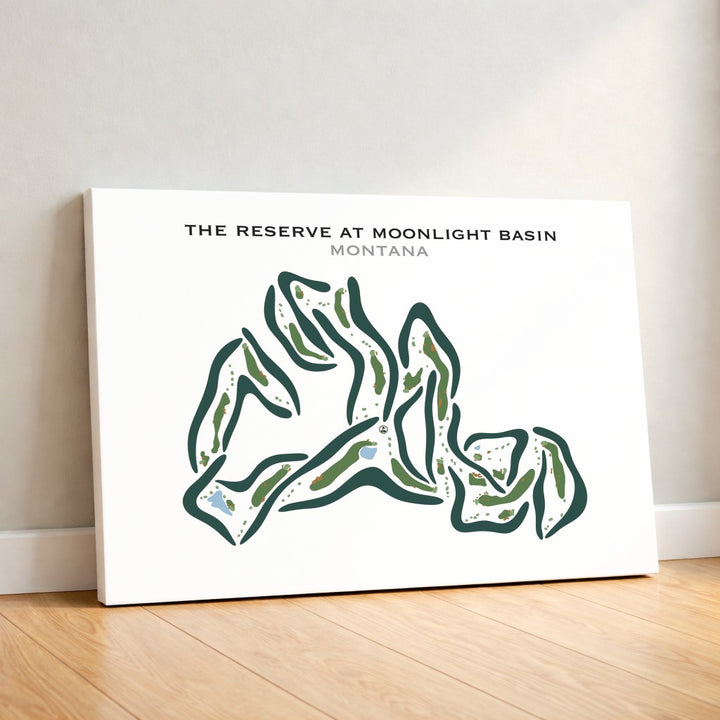 The Reserve at Moonlight Basin, Montana - Printed Golf Courses