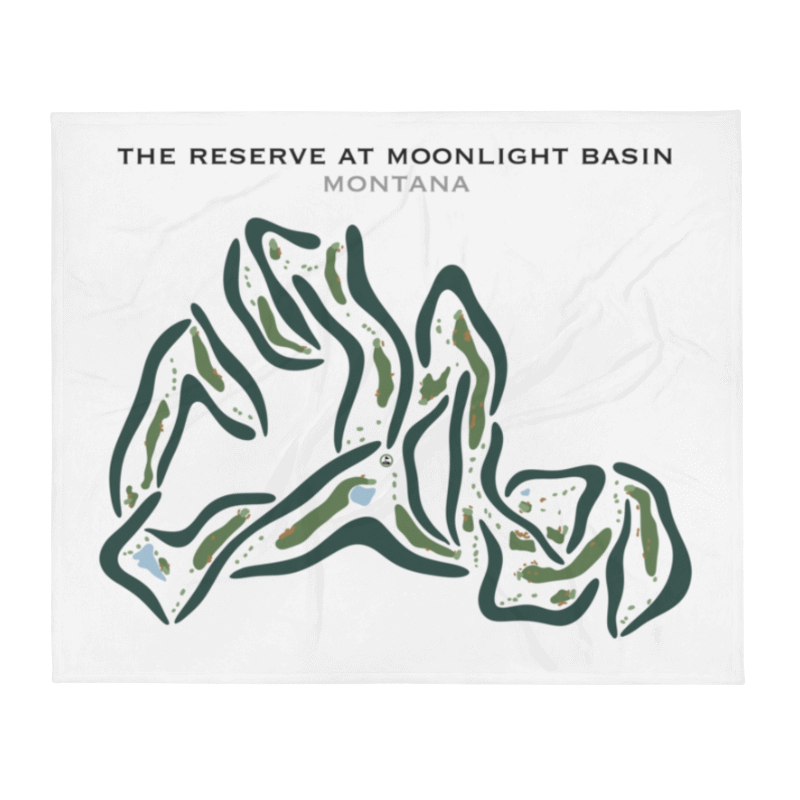 The Reserve at Moonlight Basin, Montana - Printed Golf Courses