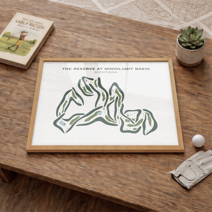 The Reserve at Moonlight Basin, Montana - Printed Golf Courses