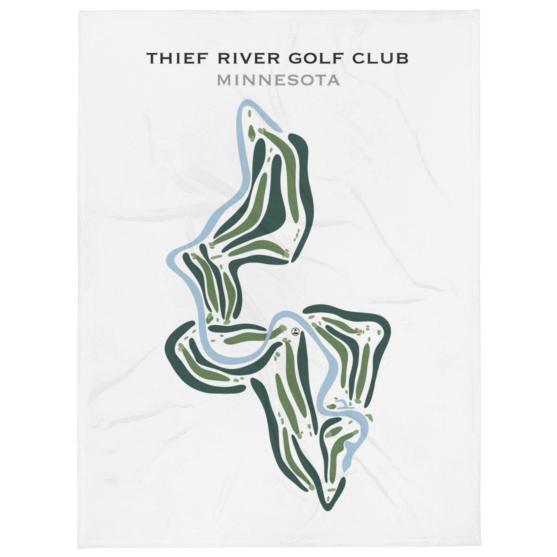 Thief River Golf Club, Minnesota - Printed Golf Courses