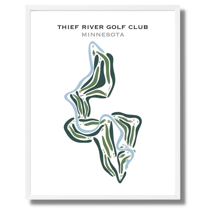 Thief River Golf Club, Minnesota - Printed Golf Courses