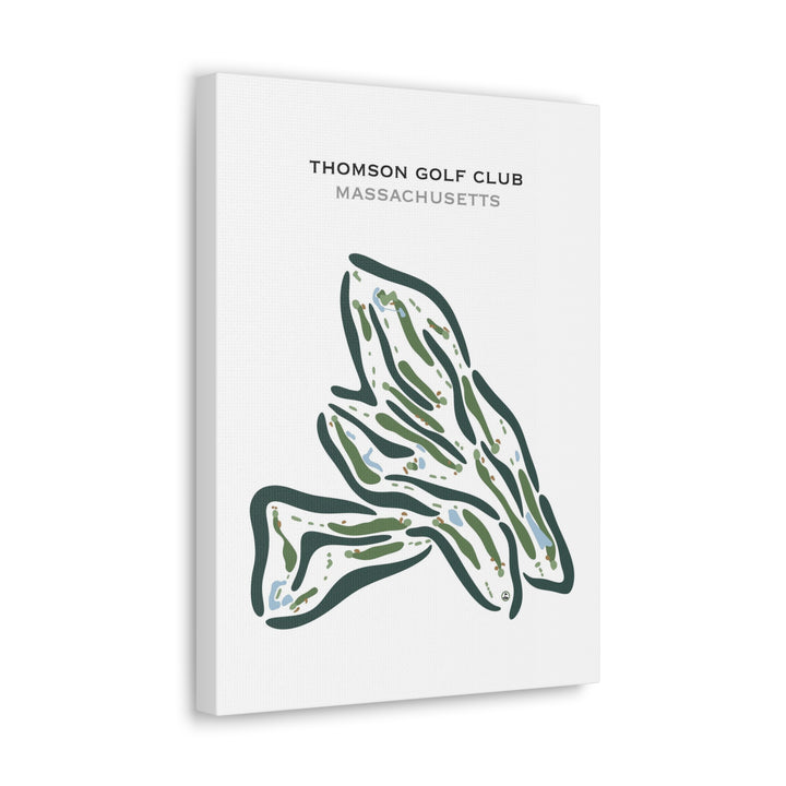 Thomson Golf Club, Massachusetts - Printed Golf Courses