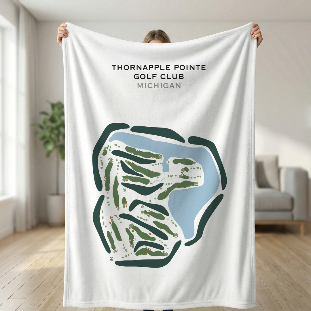 Thornapple Pointe Golf Club, Michigan - Printed Golf Courses