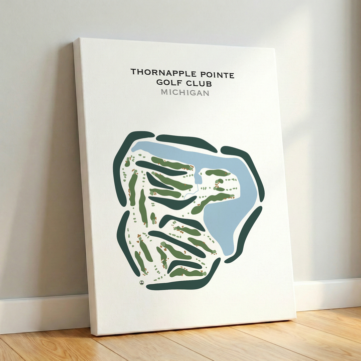 Thornapple Pointe Golf Club, Michigan - Printed Golf Courses