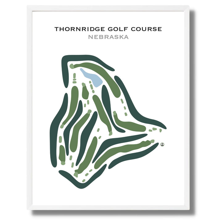 Thornridge Golf Course, Nebraska - Printed Golf Course