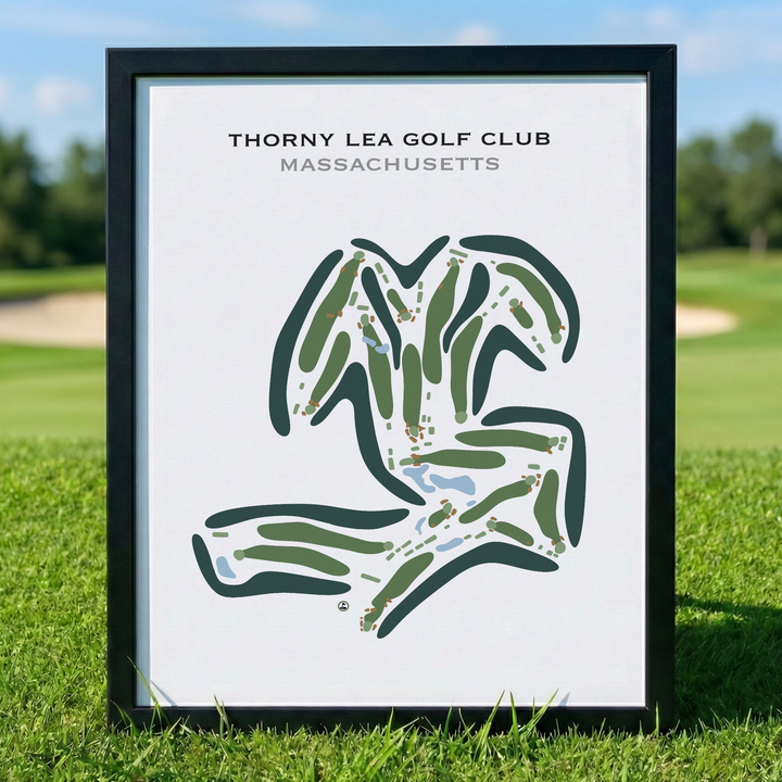 Thorny Lea Golf Club, Massachusetts - Printed Golf Courses