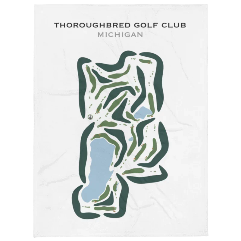 Thoroughbred Golf Club, Michigan - Printed Golf Courses