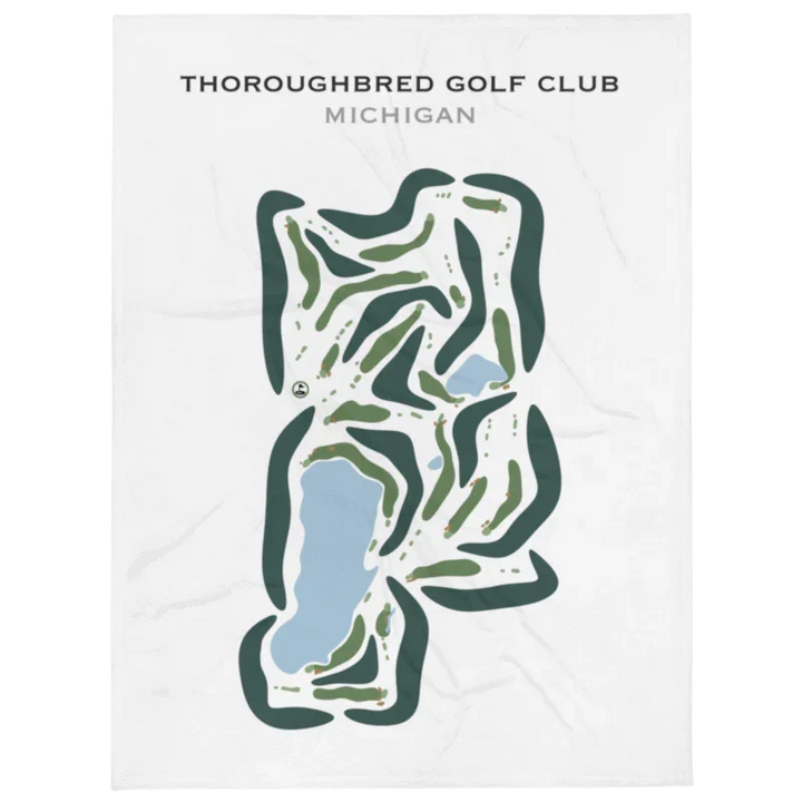Thoroughbred Golf Club, Michigan - Printed Golf Courses