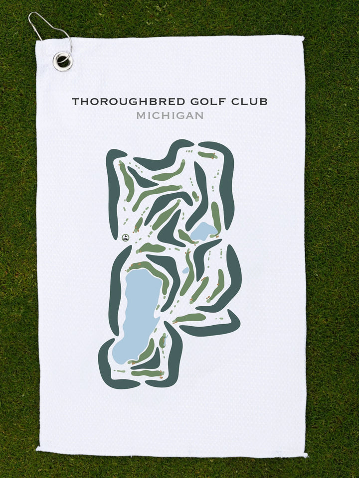 Thoroughbred Golf Club, Michigan - Printed Golf Courses