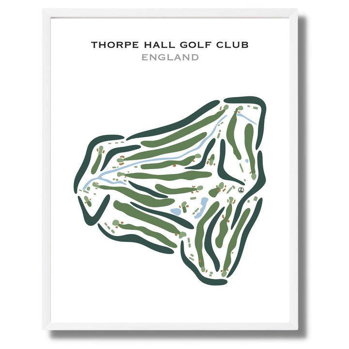 Thorpe Hall Golf Club, England - Printed Golf Courses