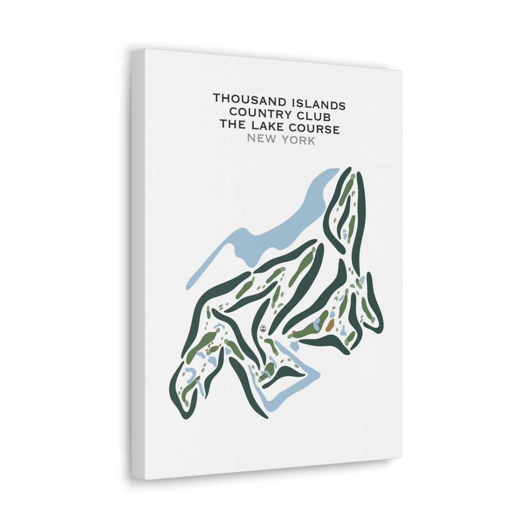 Thousand Island Country Club Lake Course, New York - Printed Golf Courses