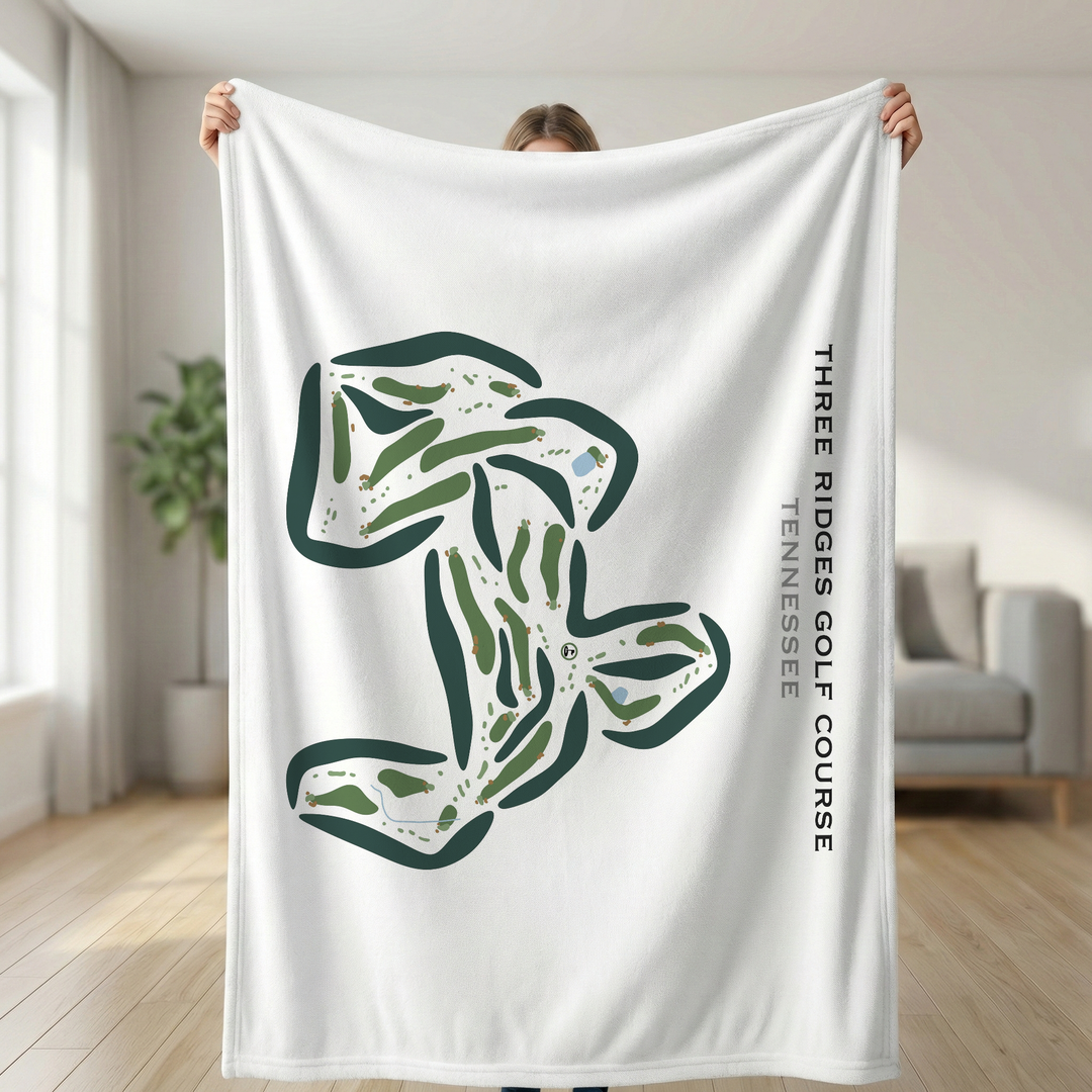 Three Ridges Golf Course, Tennessee - Printed Golf Courses