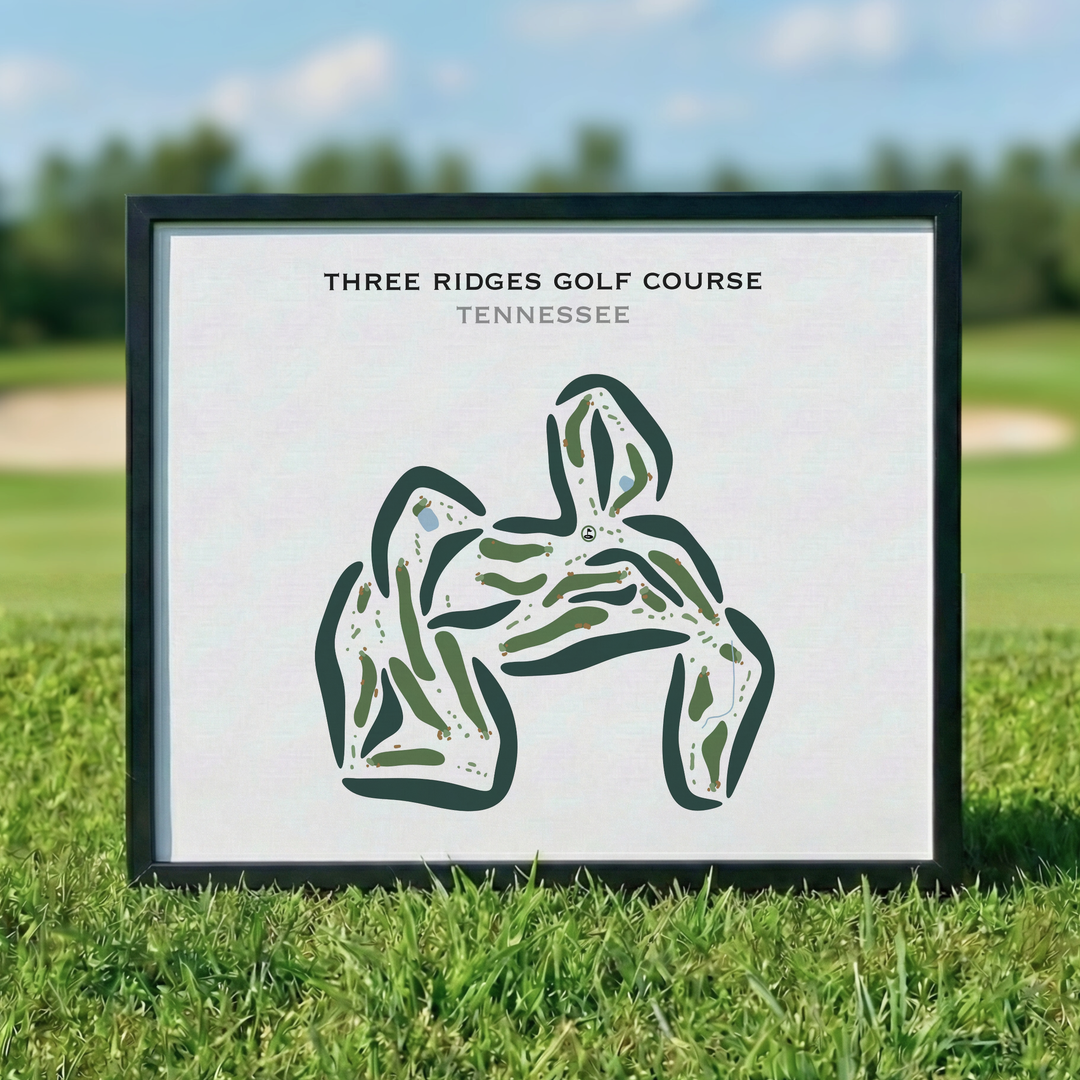 Three Ridges Golf Course, Tennessee - Printed Golf Courses