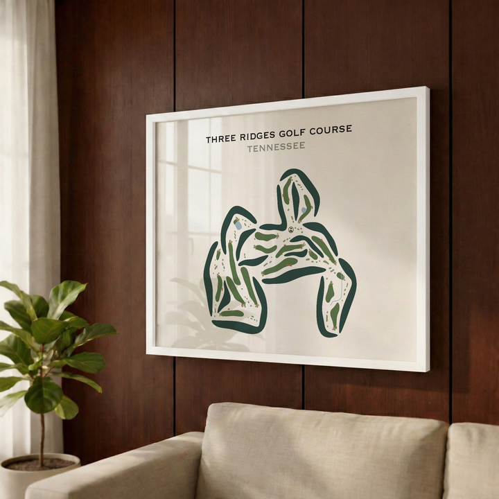 Three Ridges Golf Course, Tennessee - Printed Golf Courses