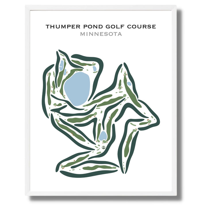 Thumper Pond Golf Course, Minnesota - Printed Golf Courses