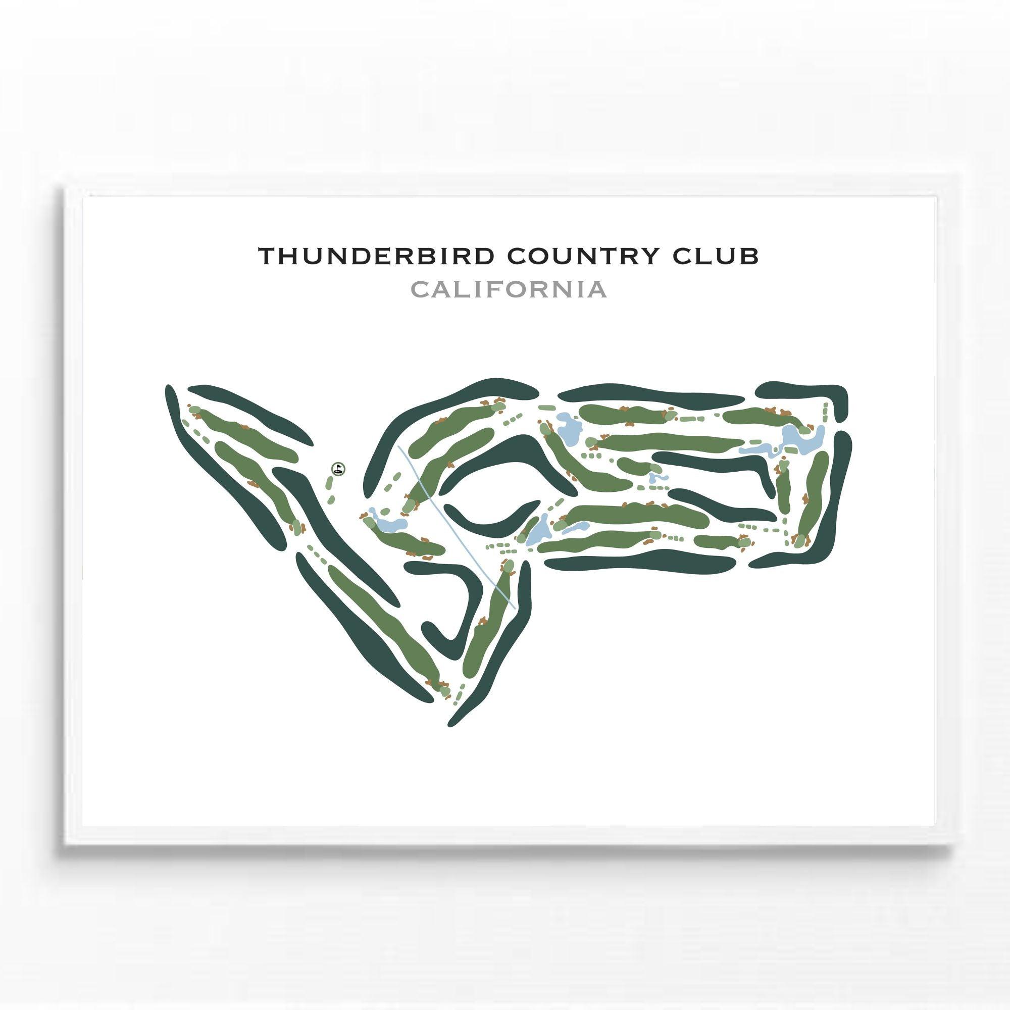 Buy the best printed golf course Thunderbird Country Club, California ...