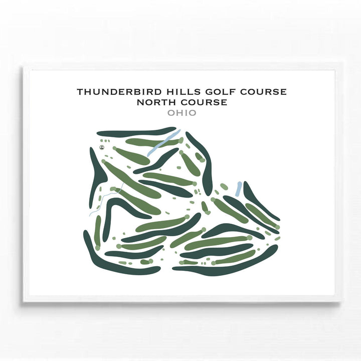 Thunderbird Hills Golf Course, North Course, Ohio - Golf Course Prints