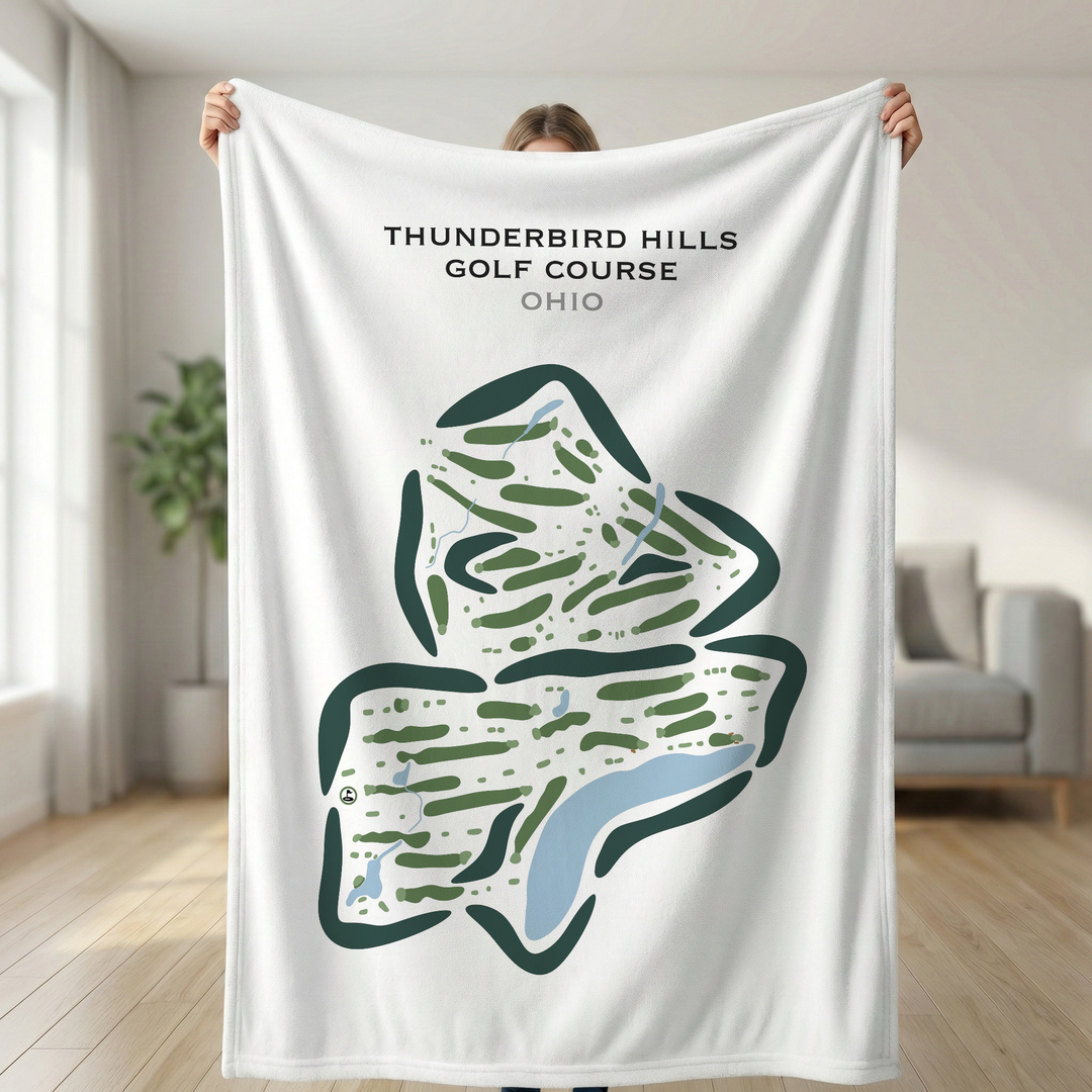 Thunderbird Hills Golf Course, California - Printed Golf Courses