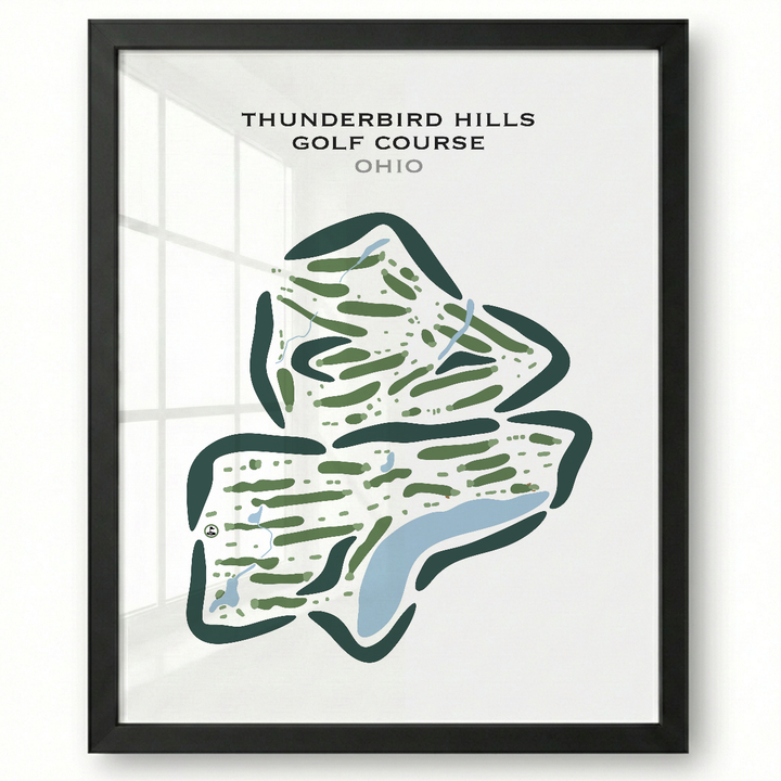 Thunderbird Hills Golf Course, California - Printed Golf Courses