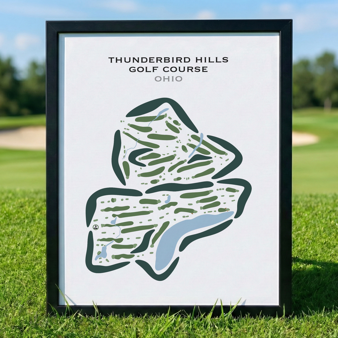 Thunderbird Hills Golf Course, California - Printed Golf Courses