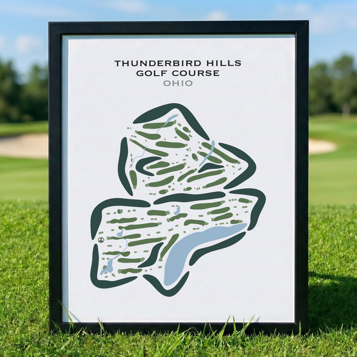 Thunderbird Hills Golf Course, California - Printed Golf Courses