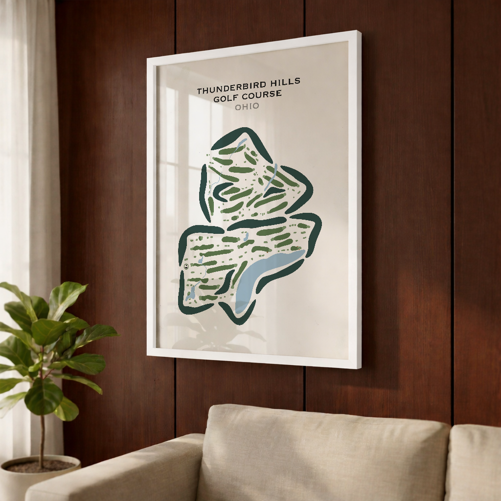 Thunderbird Hills Golf Course, California - Printed Golf Courses