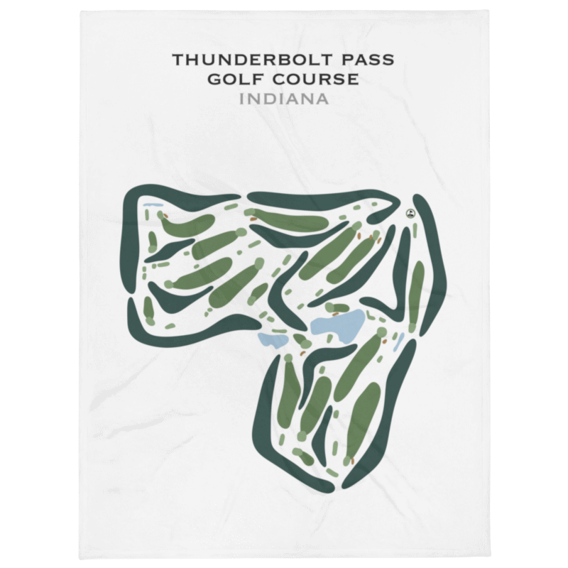 Thunderbolt Pass Golf Course, Indiana - Printed Golf Courses