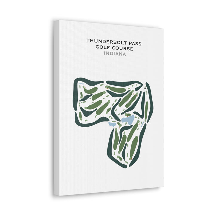 Thunderbolt Pass Golf Course, Indiana - Printed Golf Courses