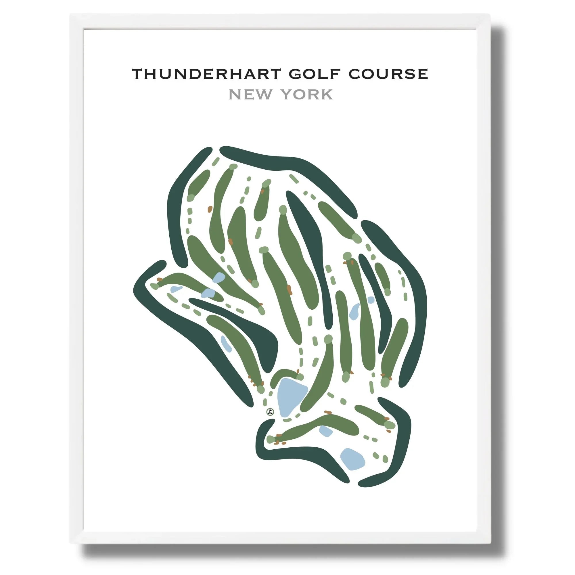 Buy the best printed golf course Thunderhart Golf Course New York