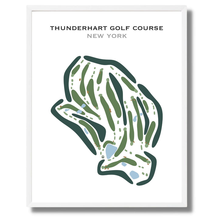 Thunderhart Golf Course, New York - Printed Golf Courses