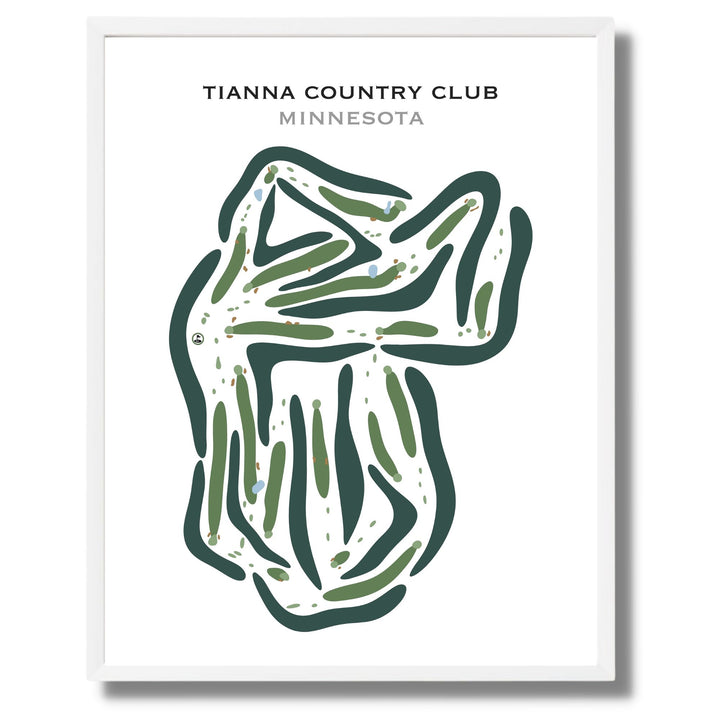 Tianna Country Club in Walker, Minnesota - Printed Golf Courses