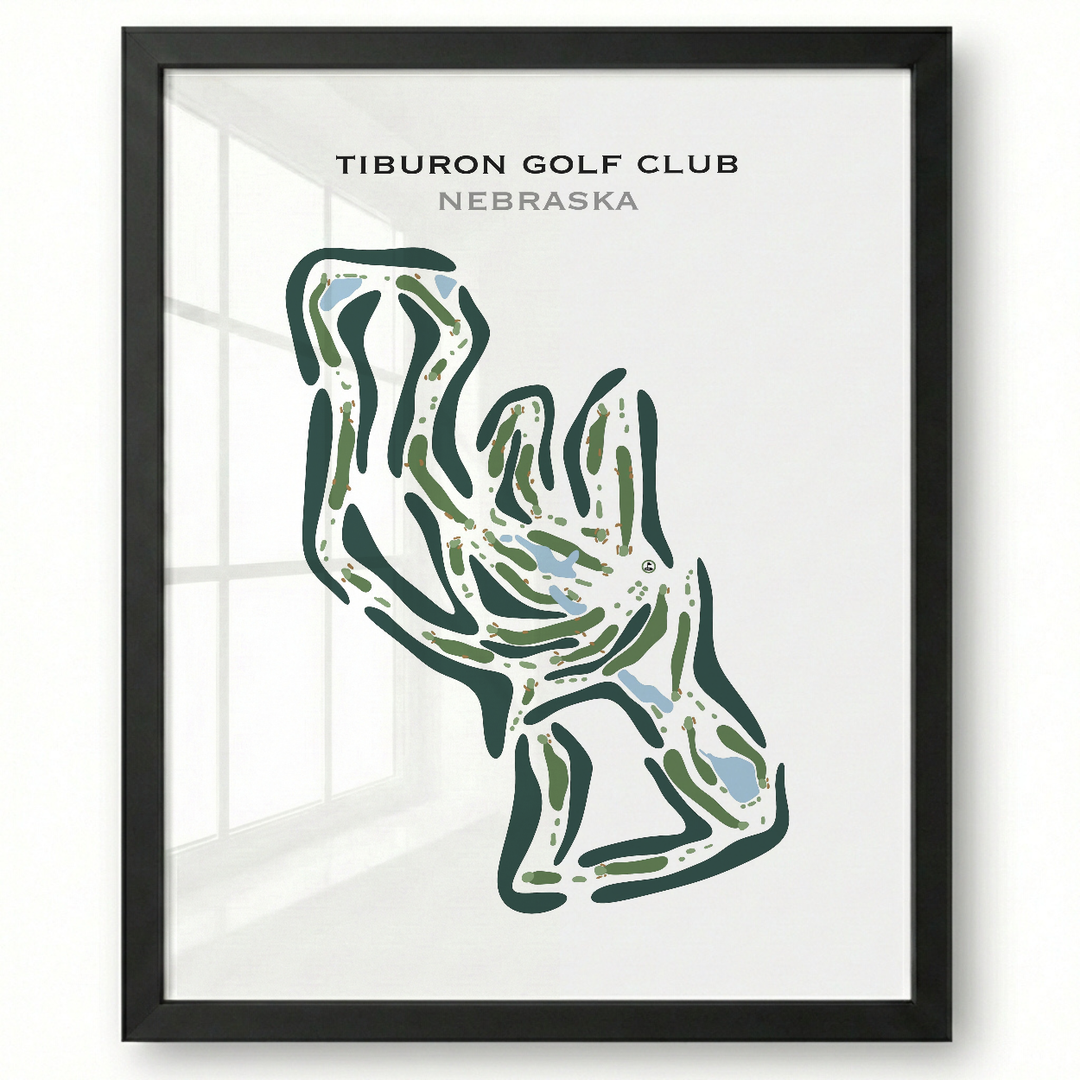 Tiburon Golf Club, Nebraska - Printed Golf Course