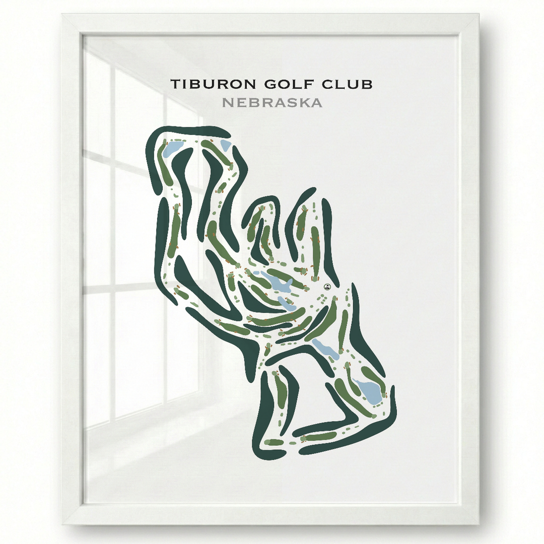Tiburon Golf Club, Nebraska - Printed Golf Course