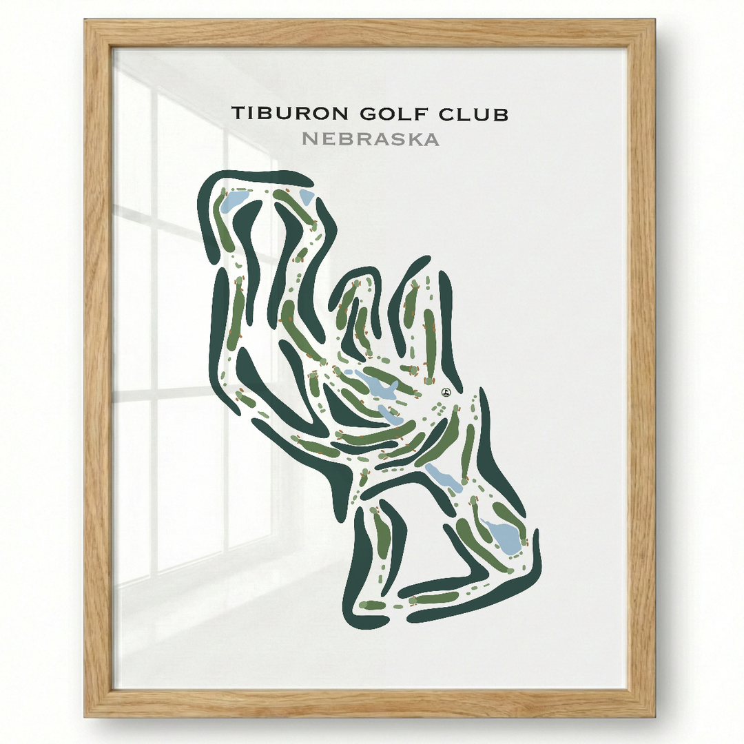 Tiburon Golf Club, Nebraska - Printed Golf Course