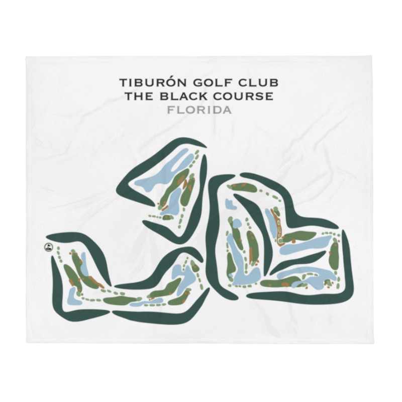 Tiburón Golf Club - The Black Course, Florida - Printed Golf Courses