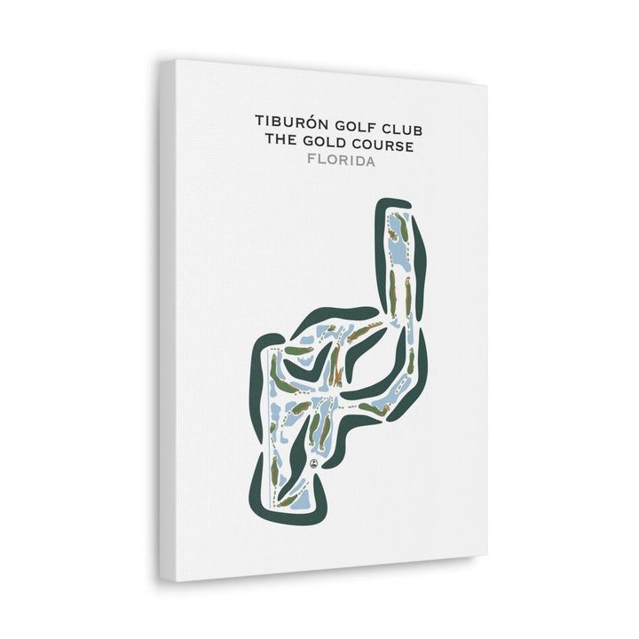 Tiburón Golf Club, The Gold Course, Florida - Printed Golf Courses