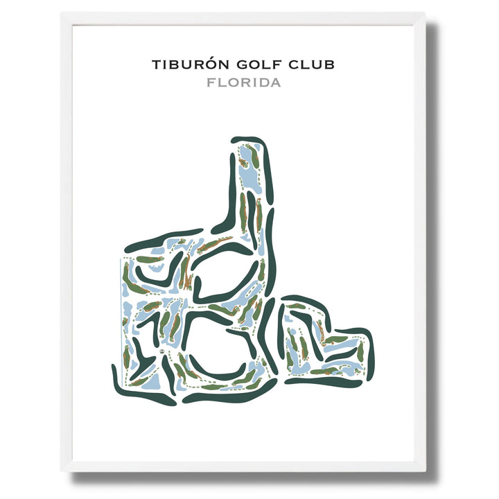 Tiburón Golf Club, Florida - Printed Golf Courses