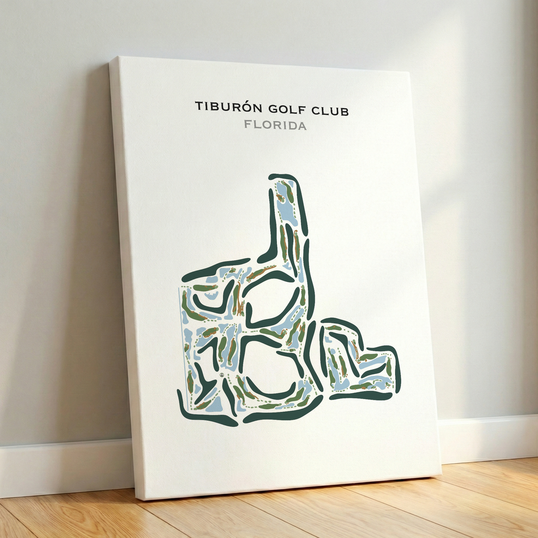 Tiburón Golf Club, Florida - Printed Golf Courses