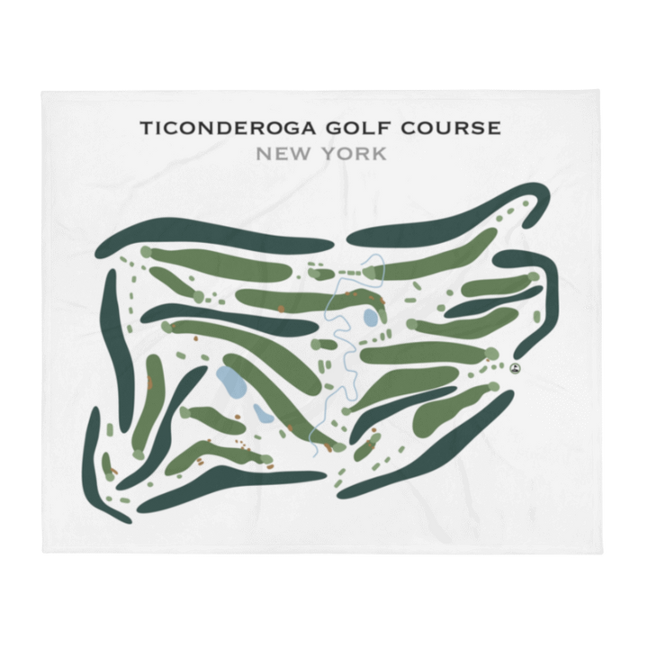 Ticonderoga Golf Course, New York - Printed Golf Course