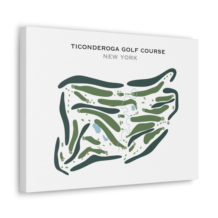 Ticonderoga Golf Course, New York - Printed Golf Course