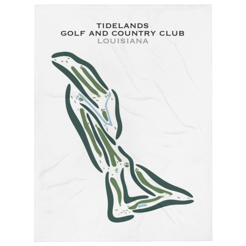 Tidelands Golf and Country Club, Louisiana - Printed Golf Courses