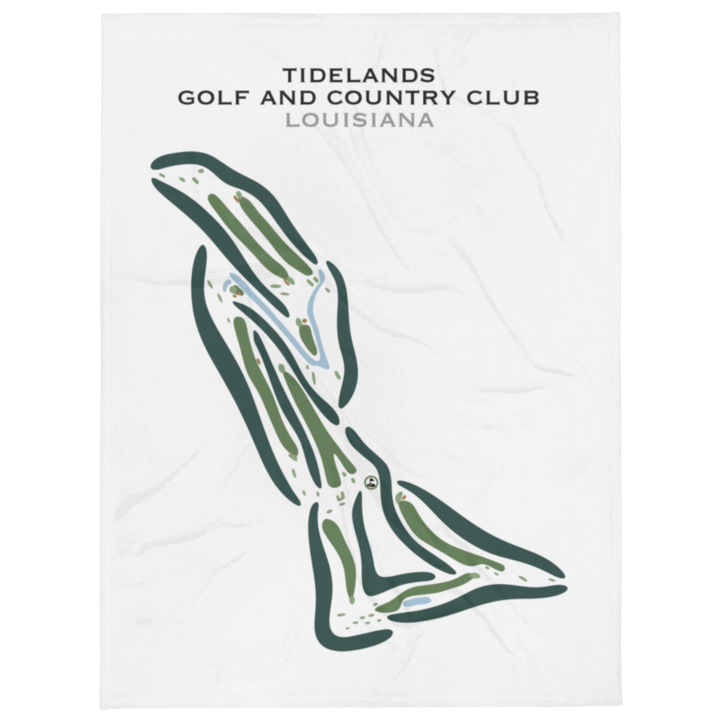 Tidelands Golf and Country Club, Louisiana - Printed Golf Courses