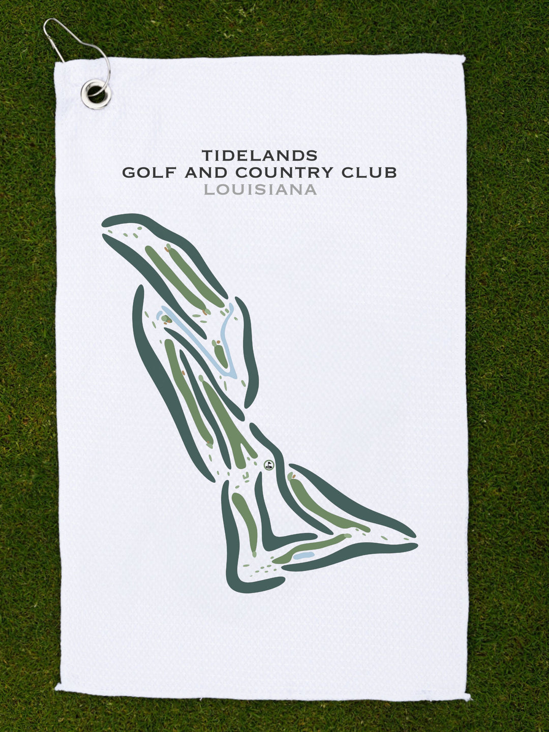 Tidelands Golf and Country Club, Louisiana - Printed Golf Courses